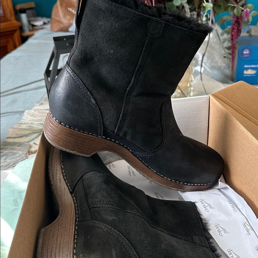 Dansko Black Ankle Boots